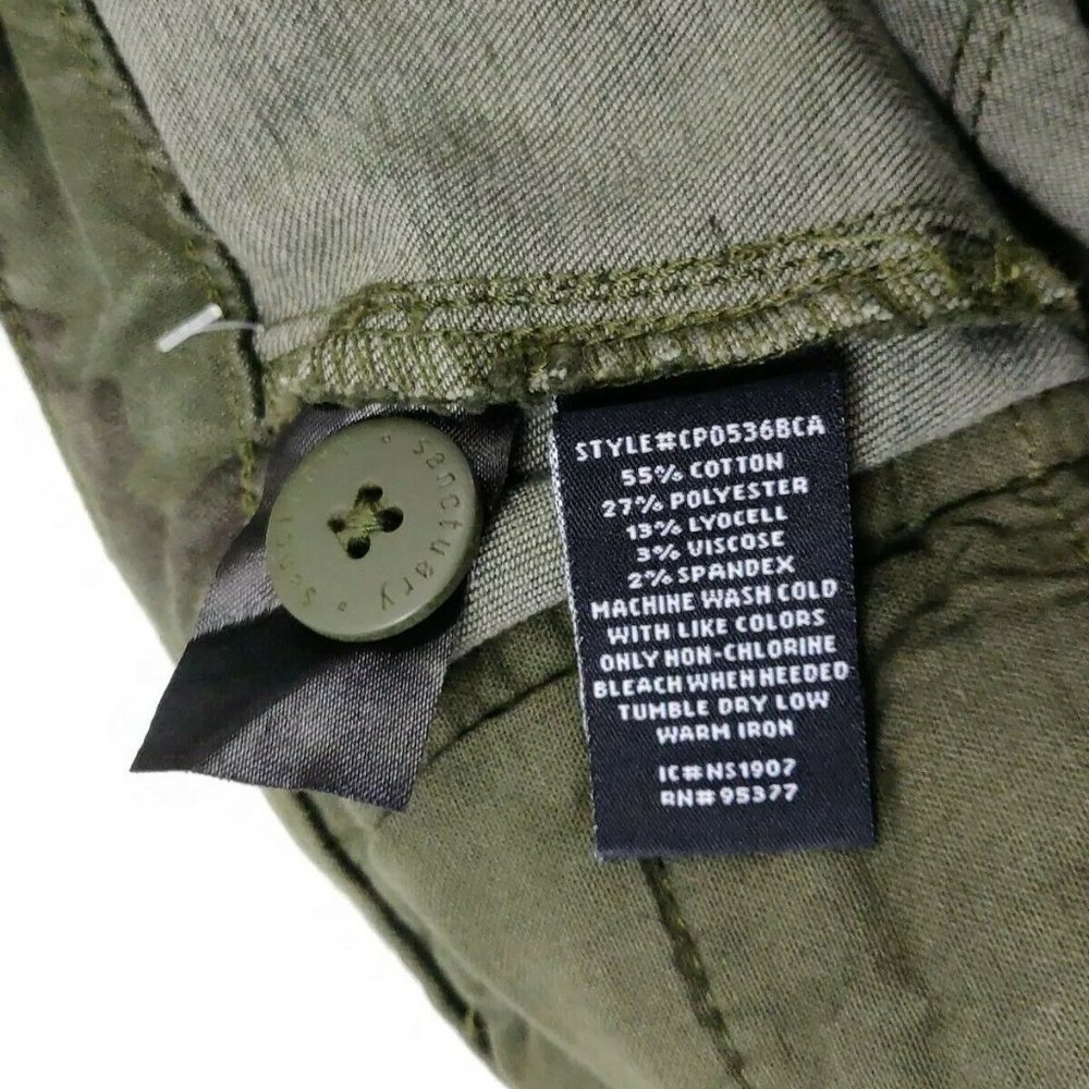 Sanctuary Pants Womens Skinny Green Palmer - Picture 12 of 12